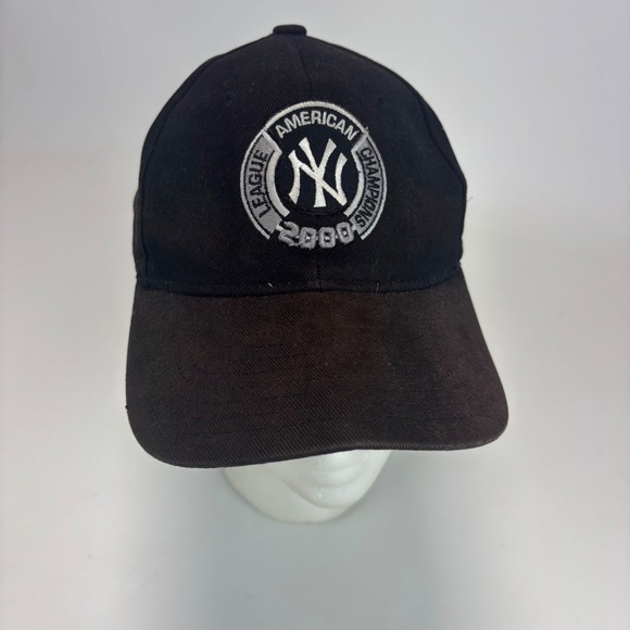 New Era Other - New Era Strapback Hat Black New York Yankees 2000 American League Champions VTG